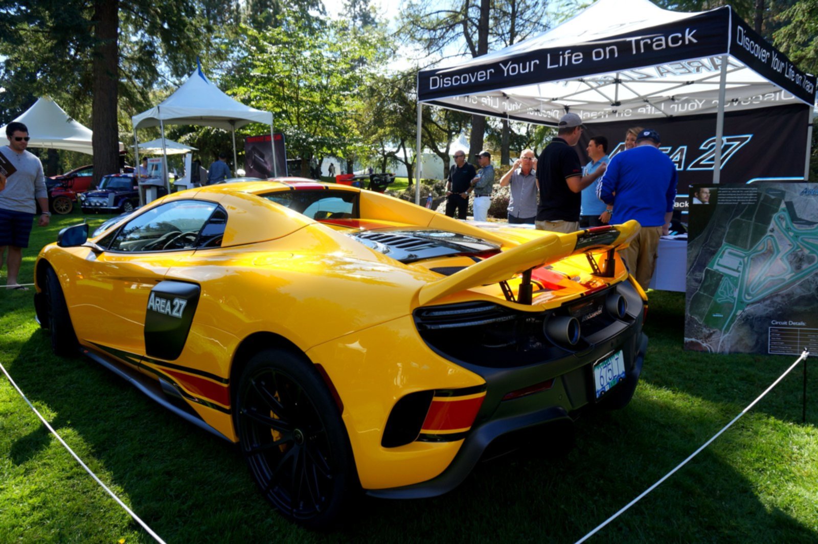 Area 27 McLaren at the Luxury Supercar Weekend Vancouver