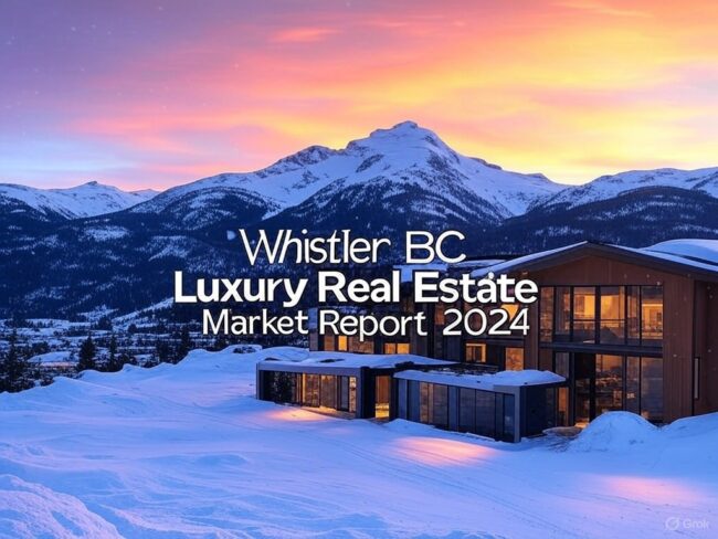 Luxury Real Estate Whistler BC Market Report For 2024